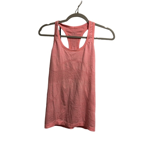 lululemon athletica Tops - Lululemon Swiftly Tank Racerback Peach Coral size M